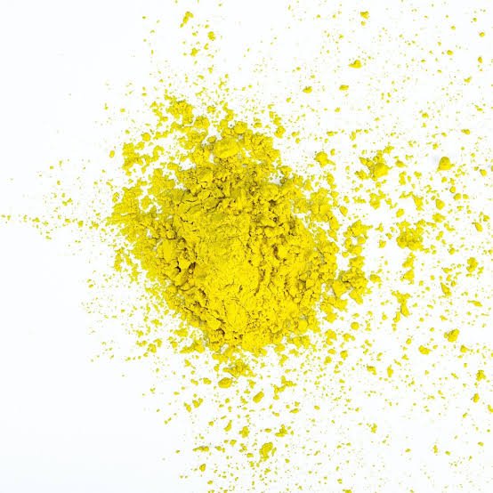 Yellow Holi Powder Colour