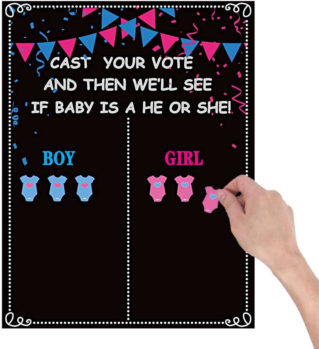Gender Reveal Team Boy or Girl Tally Board image 0