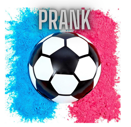 PRANK Gender Reveal Soccer Ball Set image 0
