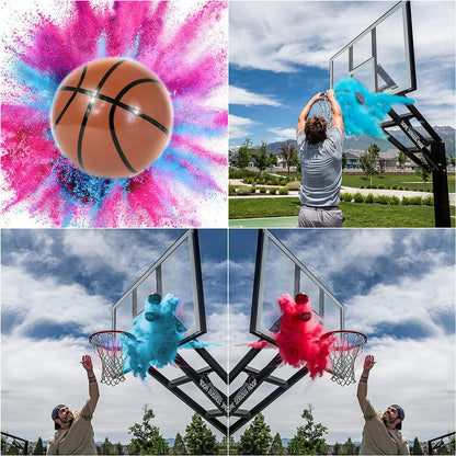 PRANK Gender Reveal Basket Ball Set image 1