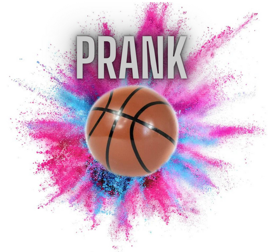 PRANK Gender Reveal Basket Ball Set image 0