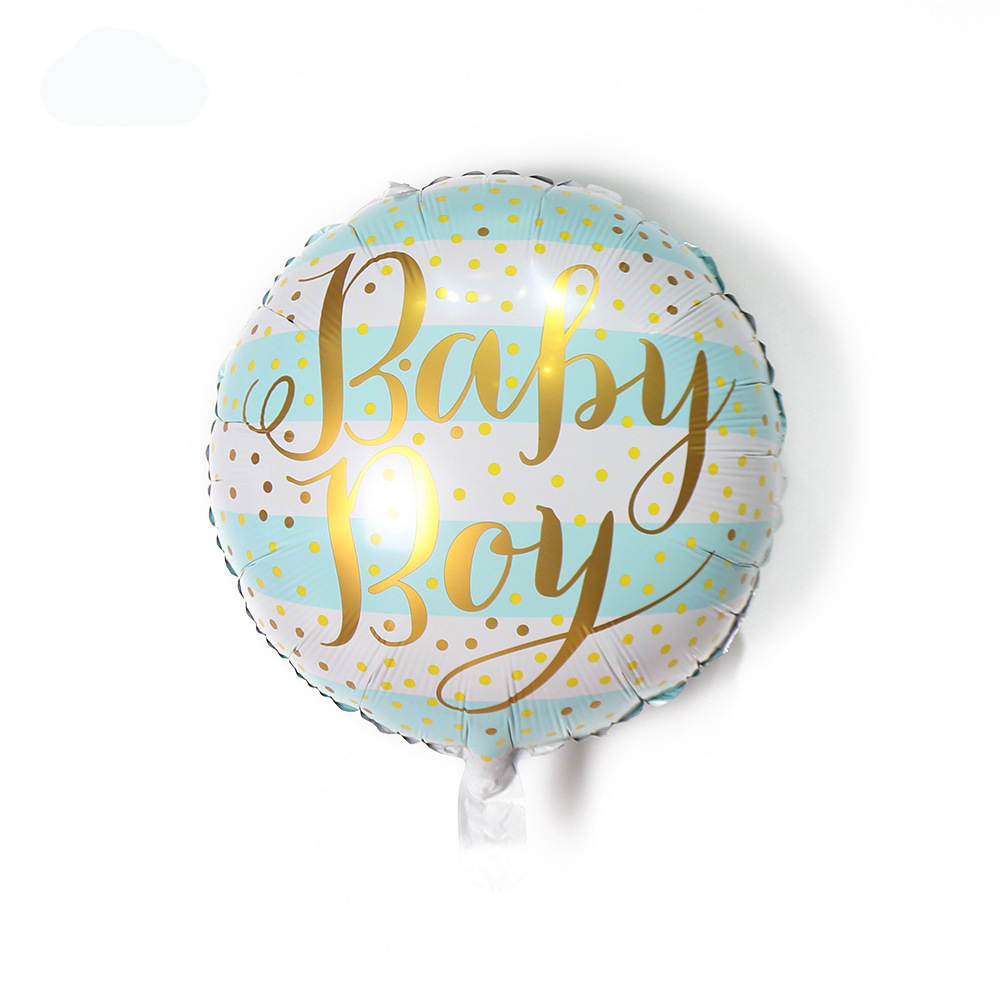 2 PCS Baby Girl - Baby Boy - Foil Balloon Set image 1
