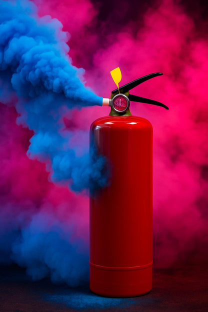 Mega Gender Reveal Fire Extinguisher 3.5kg image 0