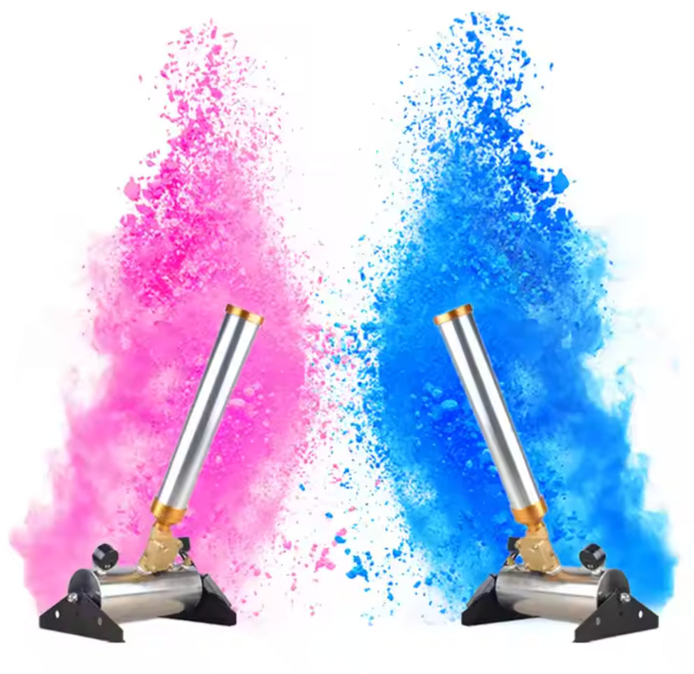 Hire Gender Reveal Confetti/Smoke Air Blaster – Club/Festival Grade Equipment