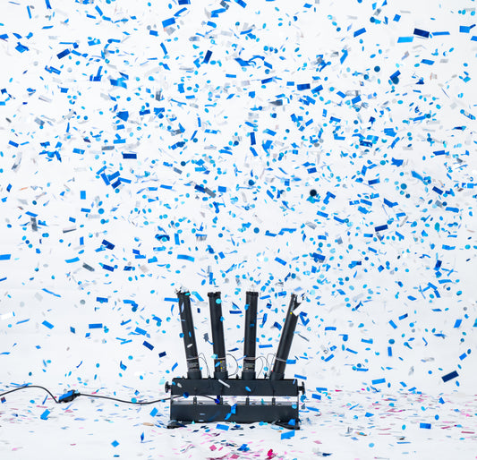 Hire Gender Reveal Confetti/Smoke Floor Shooter – Club/Festival Grade Equipment