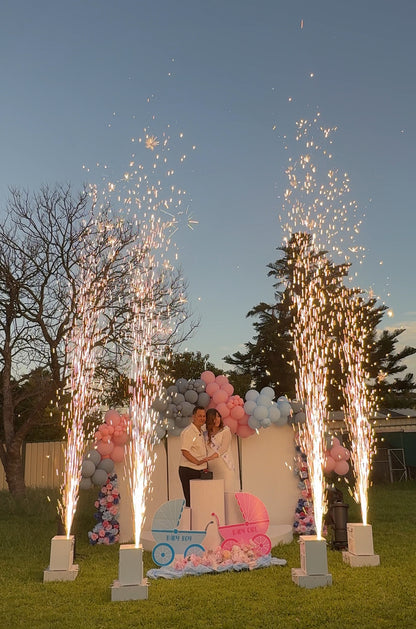 Mega Cold Spark Machine Hire – Silver Fountain