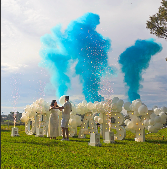 Hire Gender Reveal Confetti/Smoke Air Blaster – Club/Festival Grade Equipment