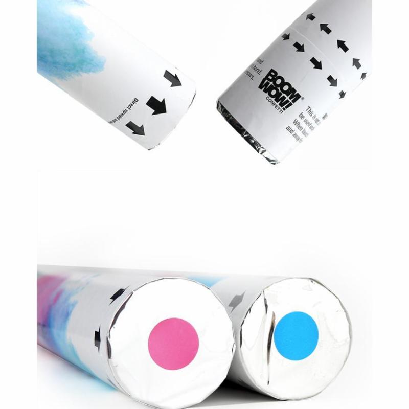 40% OFF BUNDLE – 4 x Gender Reveal Biodegradable Confetti and Smoke Cannon 45 cm image 3