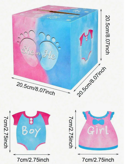 Gender Reveal Voting Box (40 pcs) image 4