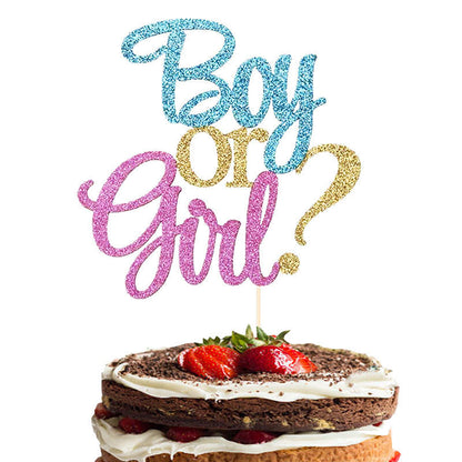 Cake Topper - Boy or Girl image 0