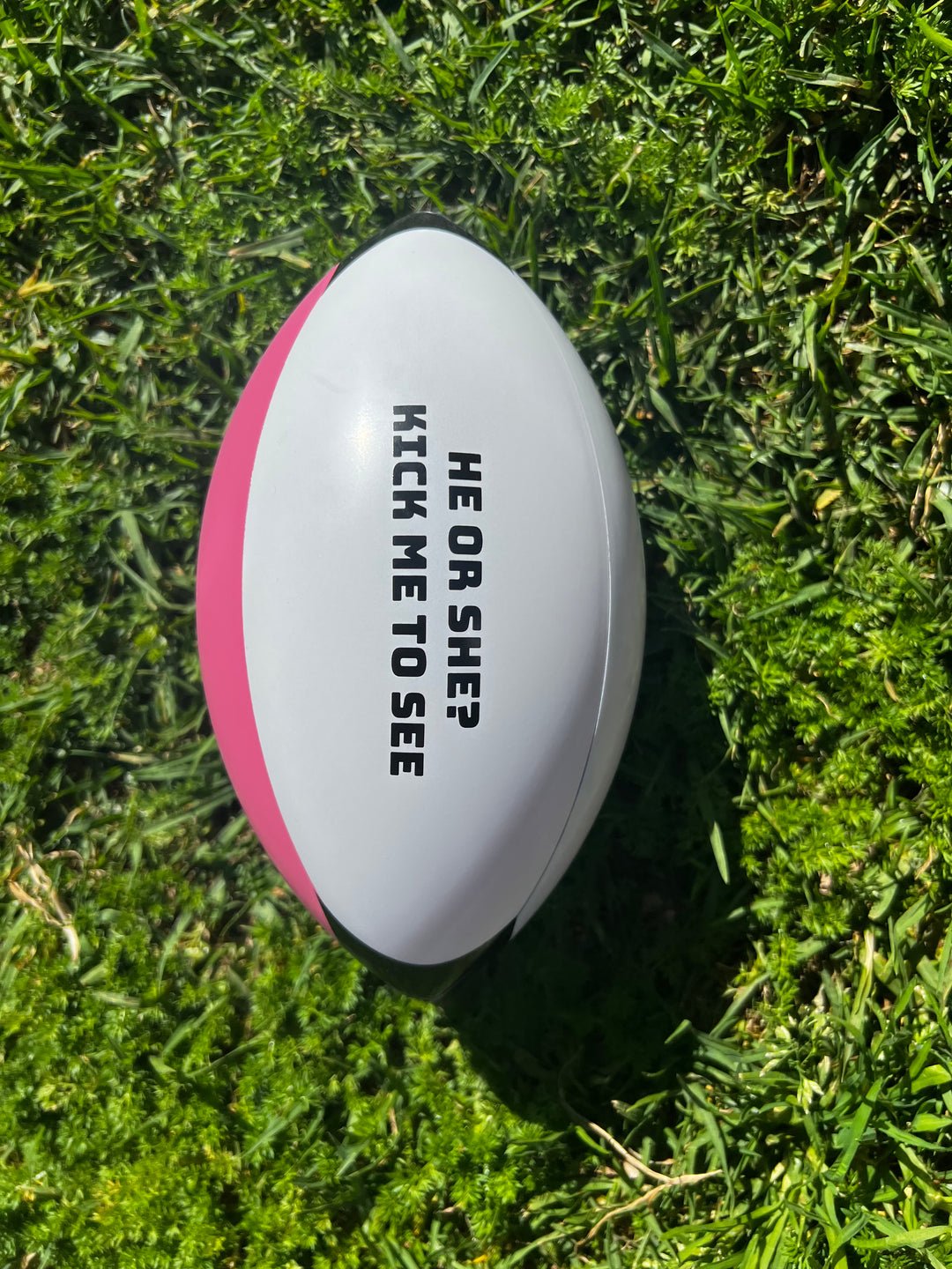 Gender Reveal Football and Rugby Ball image 2