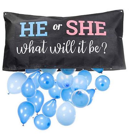 Gender Reveal Balloon Drop Bag Kit image 2